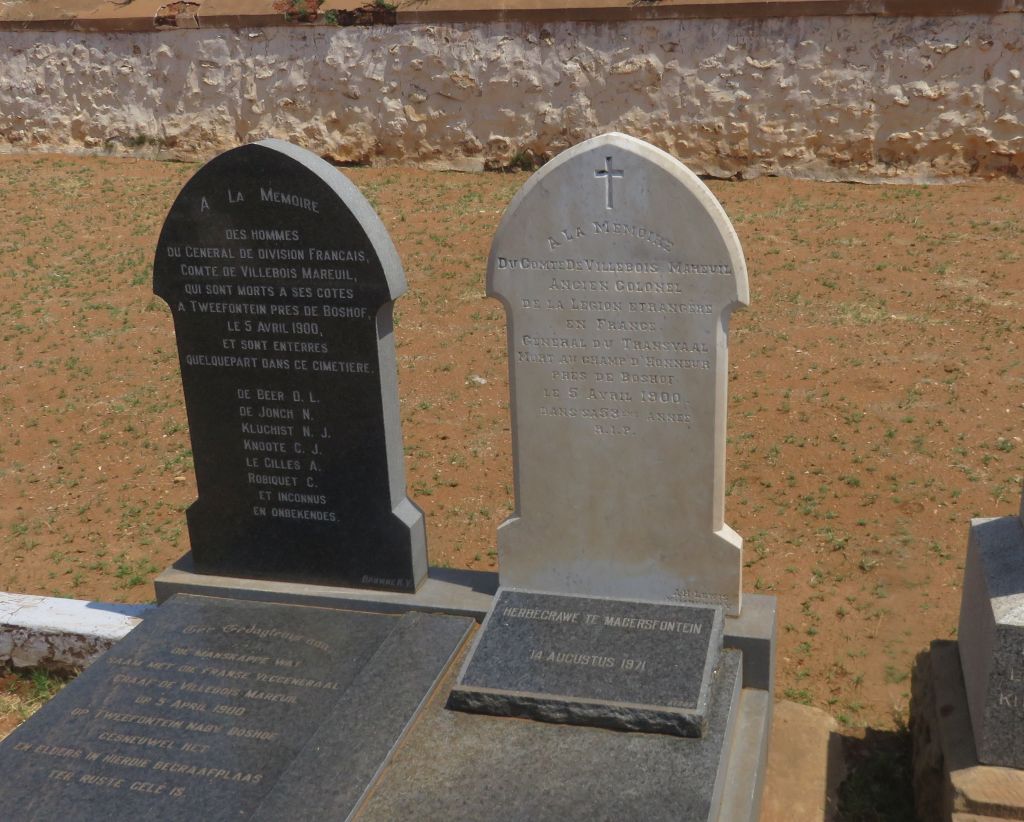 Boshof gravestone Villebois